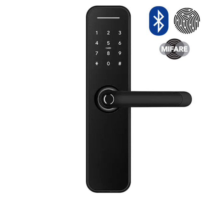 Умный замок SEVEN LOCK SL-7766BF black (Без врезной части)