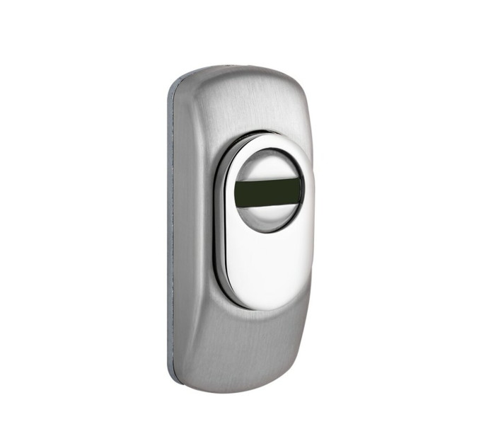 Протектор DISEC GUARD SG15 DIN_FOR_PROFILE_DOOR OVALd25мм Нерж.сталь_мат
