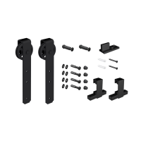 Mantion THOR комплект фурнитуры (перф.) до 1 двери, ROC Design, черный матовый