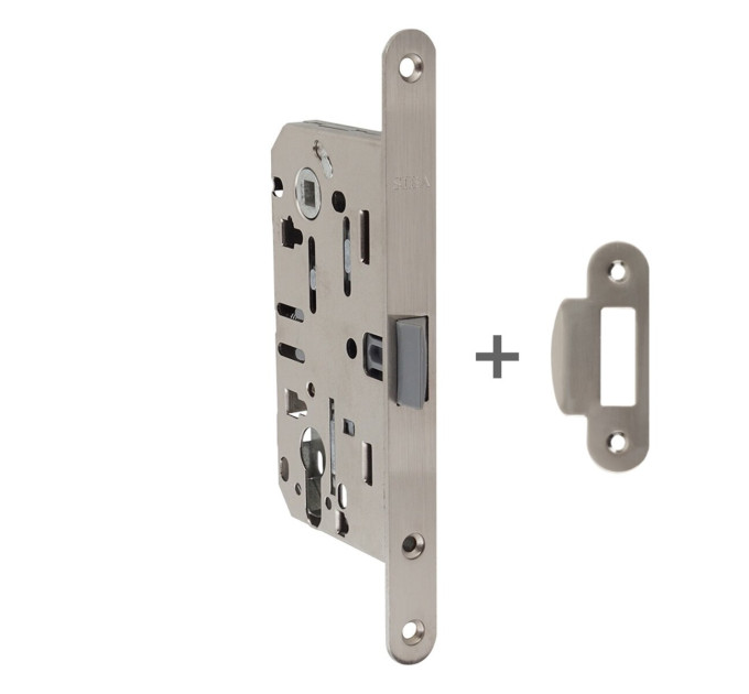 SIBA Механизм бесшумный PZ SB8550 (Evolution), матовый никель SN+SP4