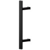 Ручка - скоба WALA QA45RX алюминиевая d40x20 под углом 45° односторонняя 1000/1200 мм, матовая черная RAL9005