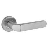 Ручка дверная SIBA ECO ANEMON из нержавеющей стали на розетке SSR01 (22 22)
