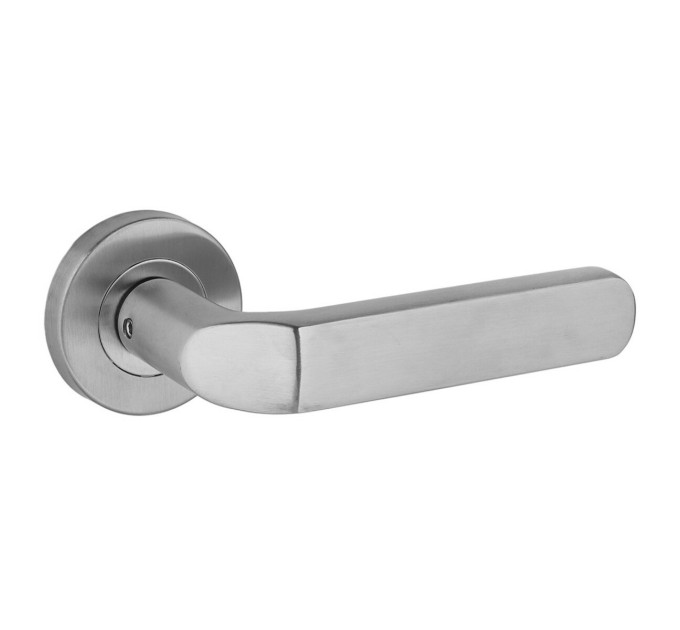 Ручка дверная SIBA ECO ANEMON из нержавеющей стали на розетке SSR01 (22 22)