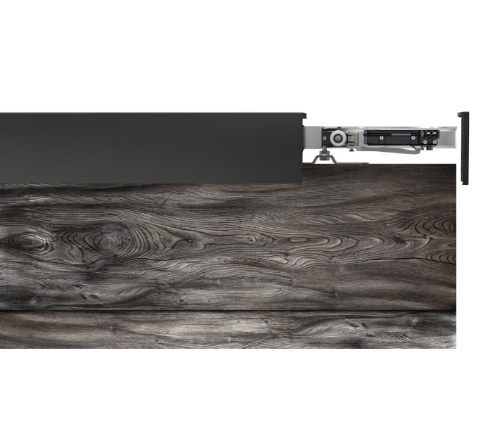 Valcomp Herkules WOOD Маскировочная планка с боковыми заглушками и щеткой, d3010 мм, черная
