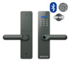 Умный замок SEVEN LOCK SL-7 d40BF СЕРЫЙ (Врезная часть 5050)