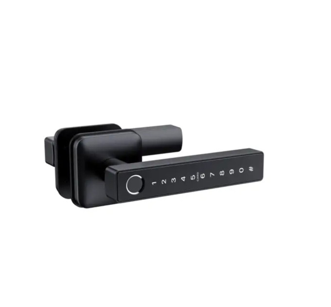 Умный замок SEVEN LOCK SL-7738BF черный, на квадратной розетке
