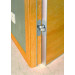 Anselmi AN d40 3D Петля скрытый 24х110 мм (20 кг), матовый хром - 14