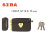 SIBA Замок накладной №14 – d40 мм B=70 мм