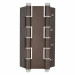 Петля маятниковая мод d3035 - 180x133x4 мм бронза*