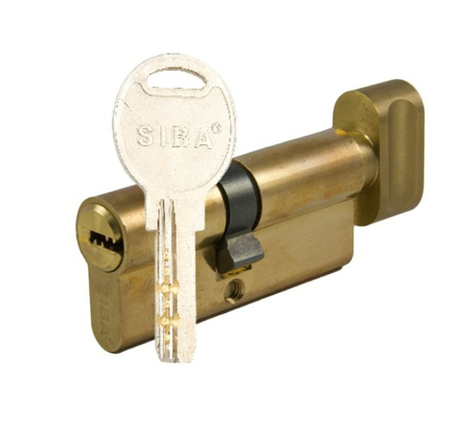 Цилиндр SIBA 70 мм d40 d30Т) кл-эт 5 кл. желтый 12170/BT