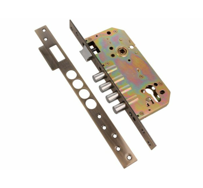 Замок 4 ригеля мод.100 BASE - 50/85 антик