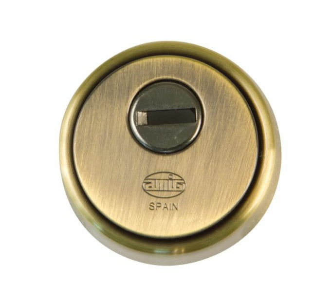 Броненакладка цилиндра мод d30 - ?65 mm (литое кольцо) антик