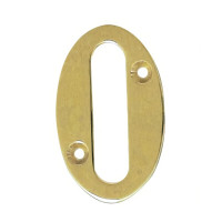 Цифры из латуни 100 мм "0"