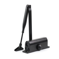 Доводчик дверной SIBA EN2-4d25-86 кг черный BLACK