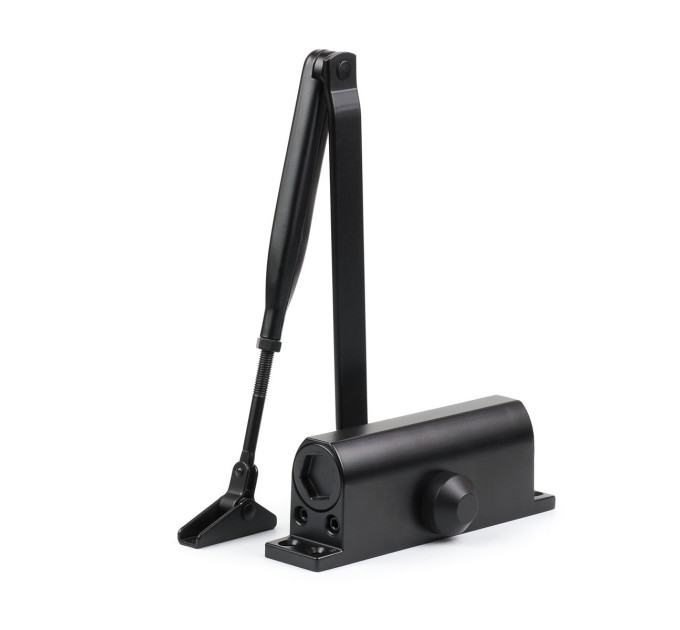 Доводчик дверной SIBA EN2-4d25-86 кг черный BLACK