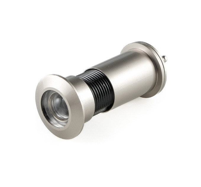 Глазок дверной SIBA DWV d25 60-90 мм матовый никель SN шторка