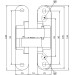 Anselmi AN d30 2D Петля скрытый 24х110 мм (10 кг), матовый хром - 14