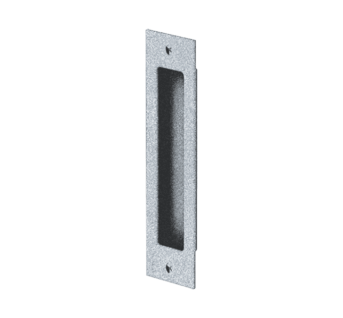 Mantion ROC Design Врезная дверная ручка SL, 200X53X16 мм, серая матовая