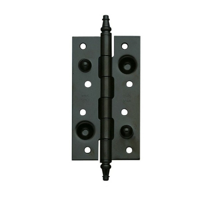 Петля дверная противосъемная мод.561 - 150x82x3 mm черная