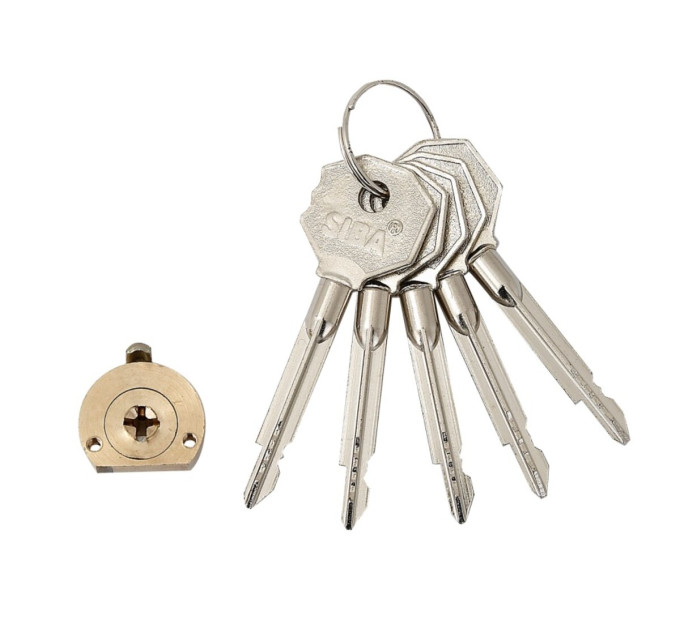 SIBA 121F/5 Цилиндр с крестовыми ключами, 5 кл.