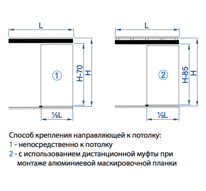 Valcomp Herkules HS60 Комплект фурнитуры для одной деревянной двери до 60 кг, без направляющей