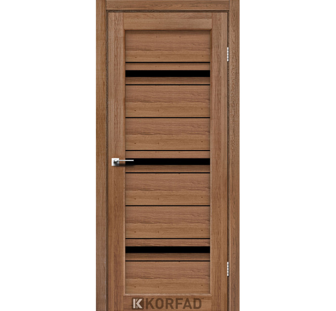 FL-02 дуб браш скло чорне