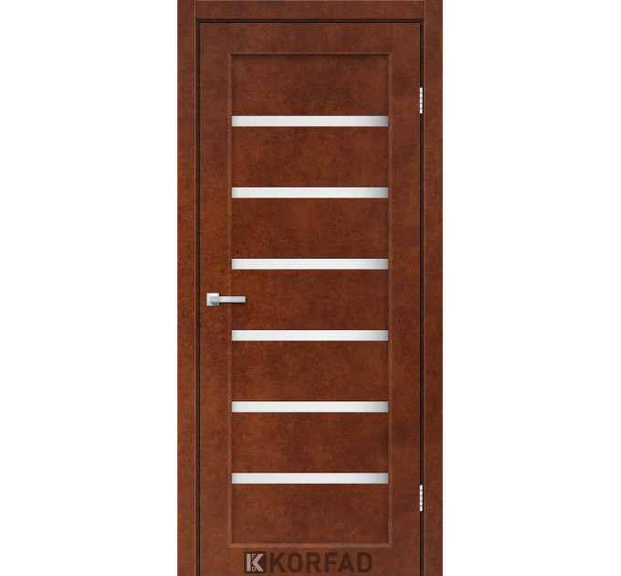 PR-01 сталь кортен стекло белое