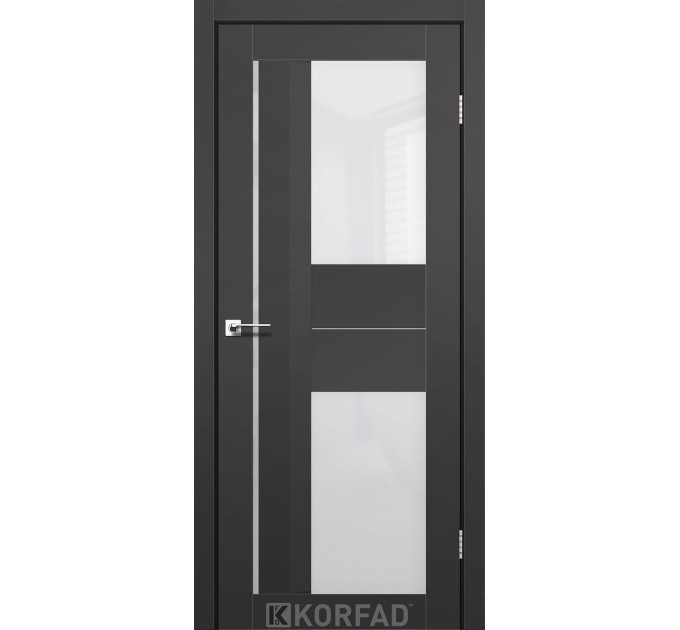 AL-05 Super PET антрацит стекло белое 8 мм