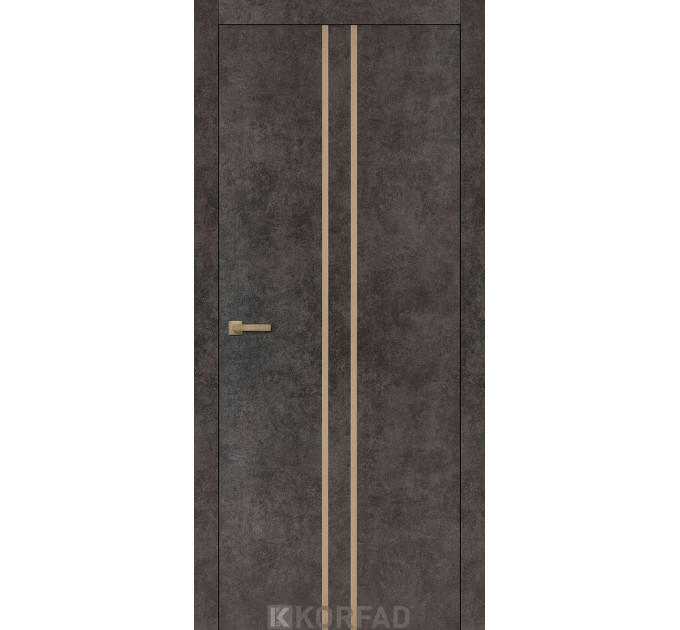 ALP-02 лофт бетон глухие молдинг бронза