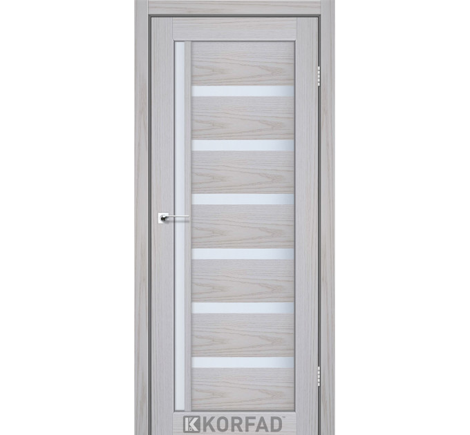 VLD-01 сіра модрина скло біле