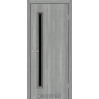 Corner Glass-01 ясень стальной стекло черное