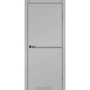 Quantum RAL 7047 світло-сірий фарбовані глухі молдинг чорний