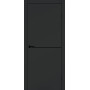 Toledo RAL 7016 антрацит крашеные глухие молдинг черный