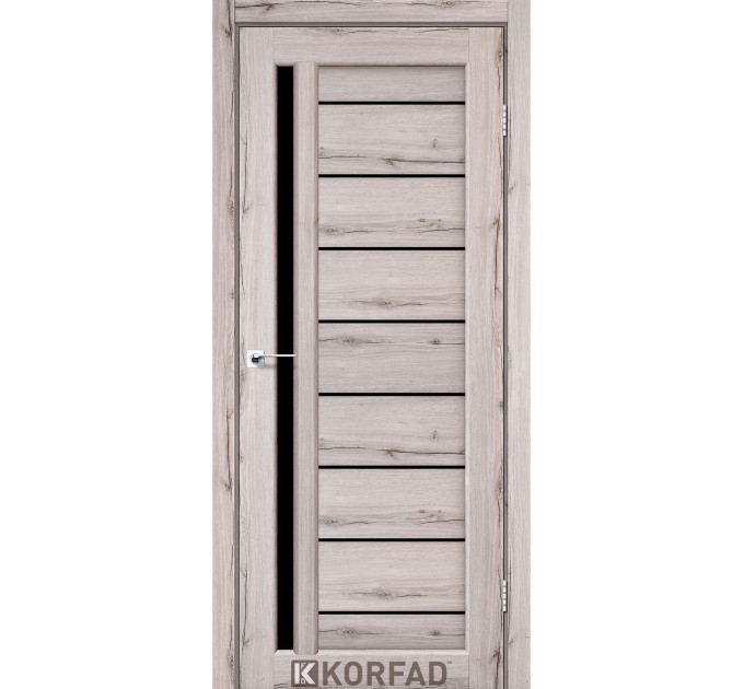 VND-02 дуб нордик скло чорне