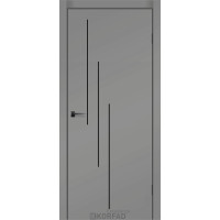 Asati RAL 7036 серый крашеные глухие молдинг черный