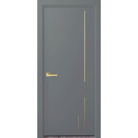 Миколаїв RAL 7040 сірий мат фарбовані глухі молдинг золотий
