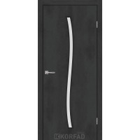 Corner Glass-04 бетон графит стекло белое