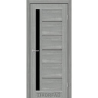 Octavia ясень стальной стекло черное