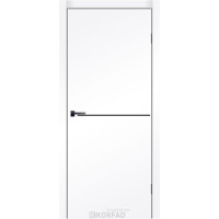Quantum RAL 9003 біла емаль фарбовані глухі молдинг чорний
