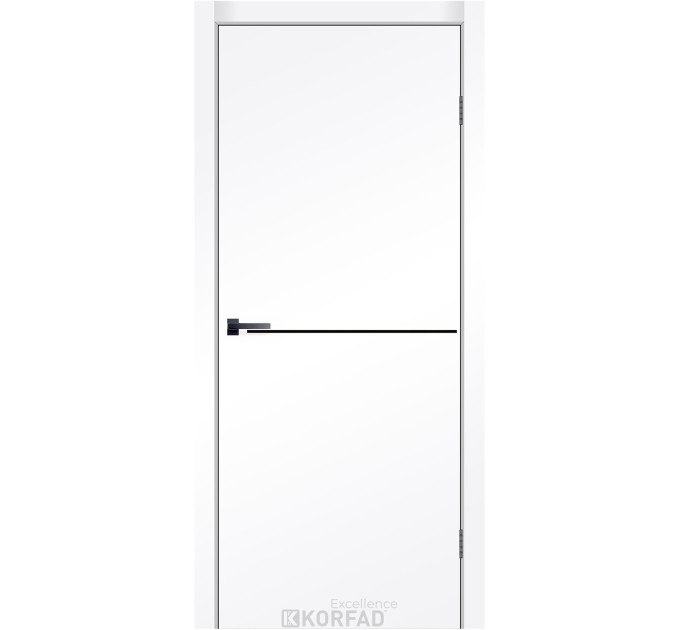 Quantum RAL 9003 біла емаль фарбовані глухі молдинг чорний