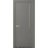 Миколаїв RAL 7036 платиново-сірий мат фарбовані глухі молдинг золотий