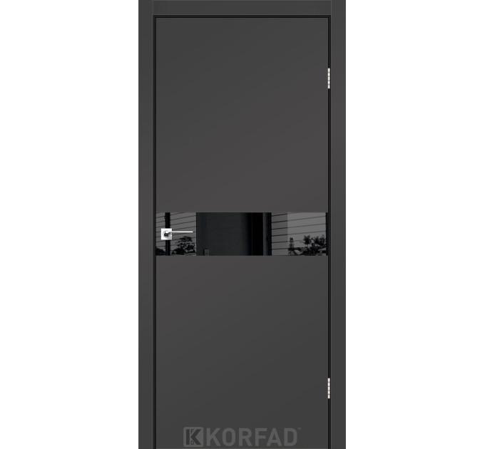 GLP-01 Super PET антрацит глухие стекло черное