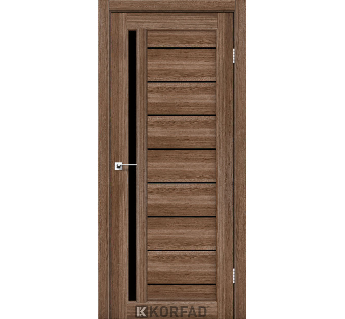 VND-02 дуб грей скло чорне
