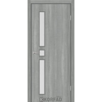 Corner Glass-05 ясень стальной стекло белое