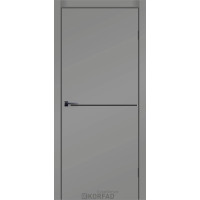 Quantum RAL 7036 сірий фарбовані глухі молдинг чорний