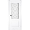 Grazia Glass RAL 9003 белая эмаль крашеные стекло белое ромб