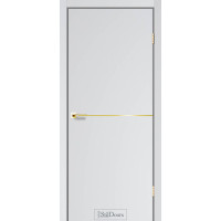 Loft Aluminium білий мат глухі молдинг золото