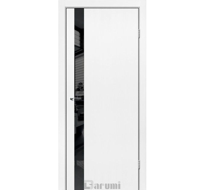 Plato Line PTL-04 белый матовый глухие стекло черное