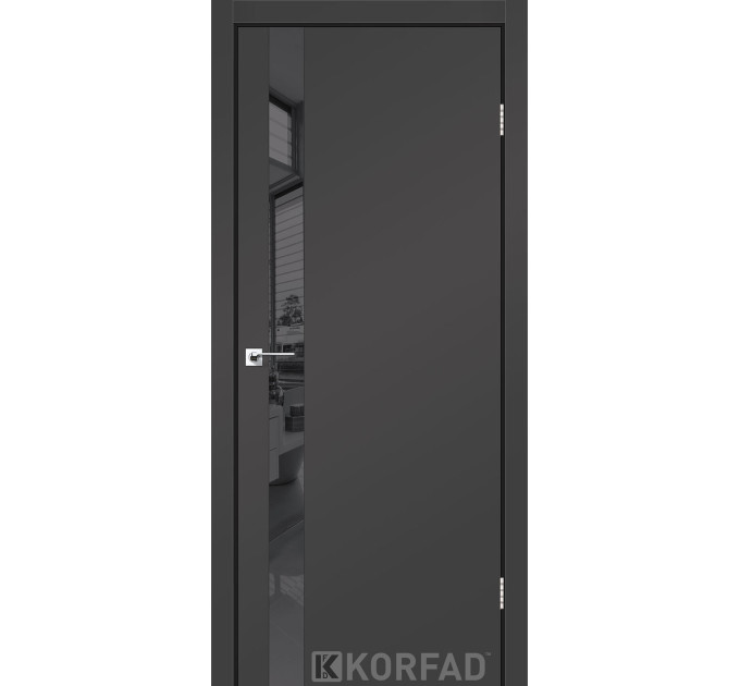 GLP-02 Super PET антрацит глухі дзеркало графіт