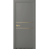 Черновцы RAL 7036 платиново-серый мат крашеные глухие молдинг золотой